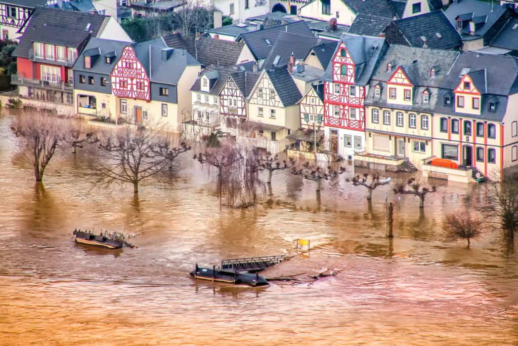Hochwasser in Rheinland Pfalz Deutschland